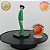 GOHAN ADULTO ROUPA DE ACADEMIA VERDE DXF DRAGON BALL SUPER BANPRESTO 100% ORIGINAL SEM CAIXA - Imagem 1