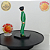 GOHAN ADULTO ROUPA DE ACADEMIA VERDE DXF DRAGON BALL SUPER BANPRESTO 100% ORIGINAL SEM CAIXA - Imagem 3