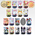 ACRILICO ALEÁTORIO DIGIMON ICHIBAN KUJI LETRA E BANDAI 100% ORIGINAL - Imagem 2