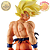 SON GOKU SSJ DRAGON BALL Z FIRST TIME ICHIBAN KUJI MASTERLISE LETRA C GOKU CHRONICLE 100% ORIGINAL - Imagem 2