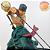 ZORO ONE PIECE SCULTURES BANPRESTO 100% ORIGINAL SEM CAIXA - Imagem 2