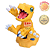 [PRÉ-VENDA JANEIRO/27 - 50%] AGUMON COM BASE DE DIGIVICE DIGIMON BANPRESTO 100% ORIGINAL - Imagem 1