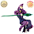 MAGO NEGRO YUGIOH EQUAL ARTS KONAMI 100% ORIGINAL - Imagem 1