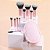 Kit Com 10 Mini Pincéis Com Estojo - Imagem 1