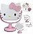 Espelho Hello Kitty - Imagem 1