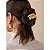 Elástico Para Cabelo Com Metal Dourado - Imagem 4