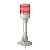 COLUNA LUMINOSA Ø60mm PRÉ-MONTADQA. BUZZER, LED VERMELHO, 24VCA/CC, TUBO DE MONTAGEM EM ALUMÍNIO COM SUPORTE DOBRÁVEL - XVGB1SMA - Imagem 1