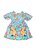 VESTIDO JARDIM DE MARAVILHAS AZUL - Alphabeto - Imagem 1