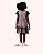 VESTIDO TULE PRETO C ROSA GATINHOS - MON SUCRÉ - Imagem 3