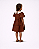 VESTIDO MARRON COM PALA DE CORAÇÃO - MON SUCRÉ - Imagem 2