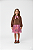 VESTIDO MARRON PLUSH C TULE ROSA - MON SUCRÉ - Imagem 1