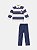 CONJ CALÇA E BLUSA POLO LISTRADA AZUL MICKEY - YOUCCIE - Imagem 3