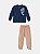 CONJ CALÇA MOCCA E BLUSA ML AZUL MARVEL - YOUCCIE - Imagem 2