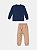 CONJ CALÇA MOCCA E BLUSA ML AZUL MARVEL - YOUCCIE - Imagem 3