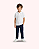 CAMISA POLO BRANCA MEIA MALHA - FBR - Imagem 1