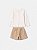 CJ ML BLUSA PEROLA E SHORT-SAIA XADREZ BEGE - ANIMÊ - Imagem 2