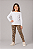 BLUSA ML FEMININA OFF WHITE - MILON - Imagem 1