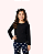 Cópia de BLUSA ML FEMININA PRETA - MILON - Imagem 1
