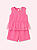 CONJ SHORT E BLUSA ROSA BORDADA FLORES 064 - MON SUCRÉ - Imagem 1
