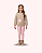 CONJ MOLETON CALÇA ROSA CASACO BEGE FLOR 018 - MON SUCRÉ - Imagem 1