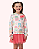CONJUNTO SAIA TULE PESSEGO E MOLETON PLUSH CASINHAS - MON SUCRÉ - Imagem 1