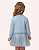 VESTIDO MOLETON AZUL E SAIA DE TULE 28 256 - PETIT CHERIE - Imagem 2