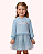 VESTIDO MOLETON AZUL E SAIA DE TULE 28 256 - PETIT CHERIE - Imagem 3