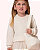 VESTIDO PLUSH CREME SAIA DE TULE 28 366 - PETIT CHERIE - Imagem 2
