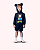 BLUSAO COM ORELHAS DISNEY PRETO - YOUCCIE - Imagem 1