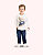 CAMISETA MASCULINA OFF WHITE TREM - MILON - Imagem 1