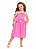 VESTIDO BORBOCORES ROSA - ALPHABETO - Imagem 1