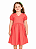 VESTIDO FLORAL AURORA GOIABADA - ALPHABETO - Imagem 1