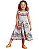 VESTIDO BRANCO FLORES GOLA BABADO - NANAI - Imagem 1