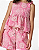 Conjunto Bata com Shorts Algodão Flor Trick Nick Rosa - Imagem 2