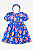 VESTIDO ENTRE FLORES AZUL - Imagem 1