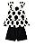 CONJUNTO FEMININO OFF WHITE BOLAS PRETAS - MILON - Imagem 2