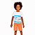 CONJ. TUBARAO OFF WHITE E LARANJA - ALPHABETO - Imagem 1