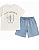CONJ MASC BERMUDA BEGE BLUSA SKATE- MILON - Imagem 2