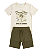 Conjunto Masculino Camiseta com Bermuda Trick Nick Bege - Imagem 2