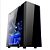 GAB. BRAZIL PC GAMER BPC-330ATX BLACK S/ FONTE/1XUSB3.0/2XUSB2.0/LATERAL ACRILICO BOX - Imagem 1