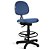Cadeira Caixa Executiva Back System Tecido Azul Com Preto - Imagem 1