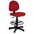 Cadeira Ágata Executiva Caixa C/ Lam Giratória Tecido  Vermelho - Imagem 1