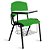 Cadeira Plástica Universitária A/E Verde Lara - Imagem 1