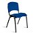 Cadeira Plástica Fixa A/E Azul Lara - Imagem 1