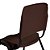 Cadeira Plástica Fixa Kit 5 A/E Marrom Lara - Imagem 3