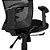 Cadeira Presidente Braços Tecido Preto Saturno - Imagem 4