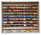 Expositor Para 100 Carrinhos em 45° Escala 1:64 Mdf Cru Com 2 Portas - Imagem 2