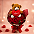Buquê Pelúcia e Rosas Eternas - Imagem 1