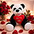 Presente Urso Panda Eu te Amo - Imagem 1