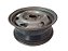 Roda Ferro Ka Fiesta Courier Escort Aro 13 4X108 Tala 5 Cinza Original - Imagem 1